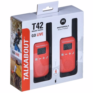Motorola Talkabout T42 kaksoisversio punainen