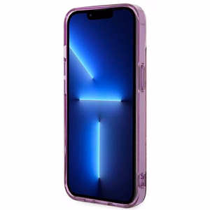 Guess GUHCP14MHGGJGHP iPhone 14 Plus 6.7 "vaaleanpunainen / vaaleanpunainen kovakotelo Jungle kokoelma