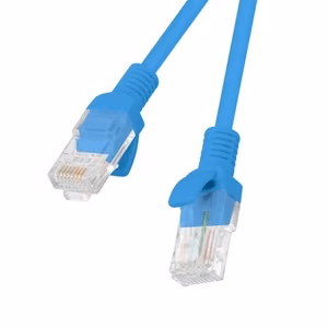 Lanberg kytkentäkaapeli RJ45, Cat. 5e, UTP, 1 m, sininen