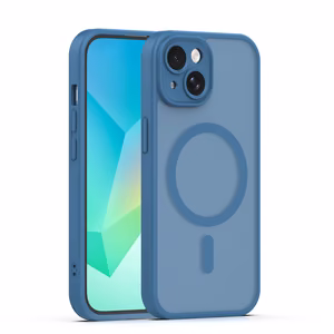 Mag Matt Suojakuori iPhone 14 6,1" tummansininen kameransuoja