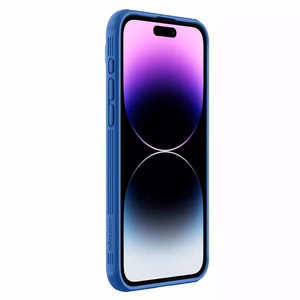 Nillkin CamShield Pro PC+TPU Suojakuori iPhone 15 Pro:lle sininen