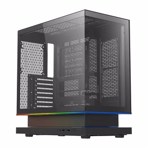 DarkFlash F1 ATX -tietokonekotelo ja 6 tuuletinta, musta