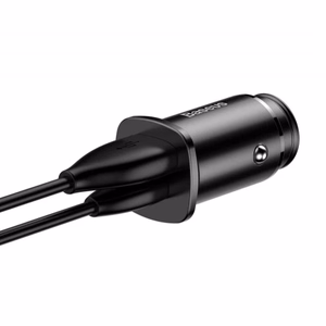 Baseus Square PPS älykäs autolaturi USB QC 4.0 ja USB-C PD 3.0 SCP -porteilla, musta (CCALL-AS01)
