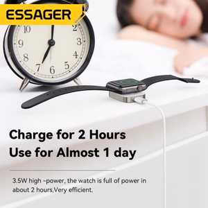 Wireless Charger Essager "Bay Portable L" Wite (for Apple Watch)
