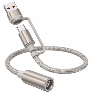 Hoco USB-A / USB-C - savukkeensytytin -kaapeli 0,3 m UA38B kultainen
