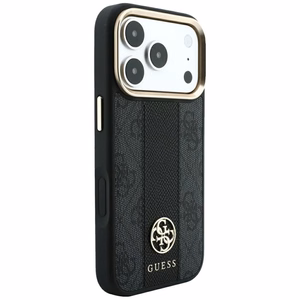 Kotelo mallille IPHONE 18 Pro Max/17 Pro max MagSafe-yhteensopiva (Stripe Round and Classic Logos 4G) (väri: musta)