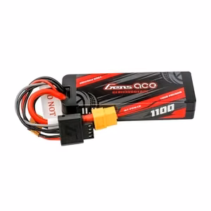 Lipo Gens ace G-Tech 1100 mAh 11,1 V 3S1P 60C GRP-76 -kovakoteloinen akku, jossa on XT60-liitin
