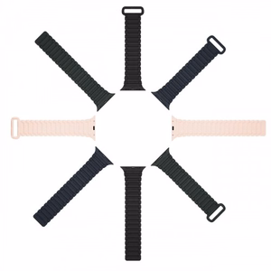 Dux Ducis Strap (Armor Version) hihna Apple Watch Ultra, SE, 9, 8, 7, 6, 5, 4, 3, 2, 1 (49, 45, 44, 42 mm) silikoni magneettinen hihna rannekoru vihreä