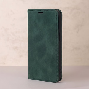 Smart Suede -kuori mallille Samsung Galaxy A16 5G, vihreä
