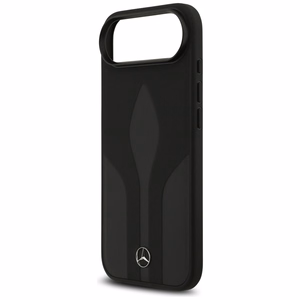 Mercedes Leather The Move MagSafe -suojakuori iPhone 17 Air - musta