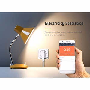 GreenBlue WiFi kauko-ohjattava pistorasia Android/iOS/Alexa/Google Home energiankulutus ajastin maks. 3680W tyyppi F GB720 F