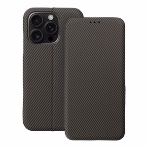 Lompakkokuori iPhone 16 PRO:lle Folio Side Magnet ruskea