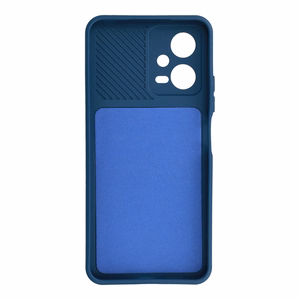 Camshield Soft Suojakuori Xiaomi Redmi Note 12 5G / Poco X5:lle - laivastonsininen