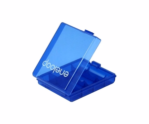 Ladattavat paristot PANASONIC ENELOOP AA 2000 mAh 4 kpl + kotelo (BK-3MCDE/4CP+CASE)