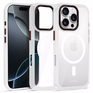 Liavec Hybrid Magsafe kirkas Suojakuori iPhone 16 Pro Maxlle