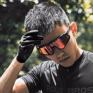 Rockbros cycling gloves spring/summer/autumn, full, size: XL - black