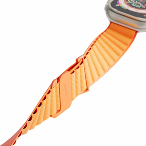 Puro Extreme Nylon Hihna Apple Watch 42 / 44 / 45 / 49 mm:lle - Oranssi