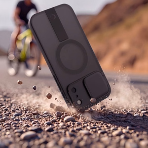 Tech-Protect Kevlar Aura MagSafe suojakuori malleille iPhone 18 Pro / 17 Pro, mattamusta