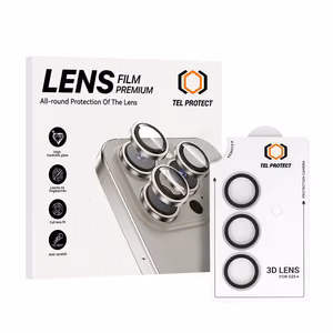 Karkaistu lasi Tel Protect 3D Lens kameralle Samsung Galaxy S26 läpinäkyvä (linssi 3 kpl)