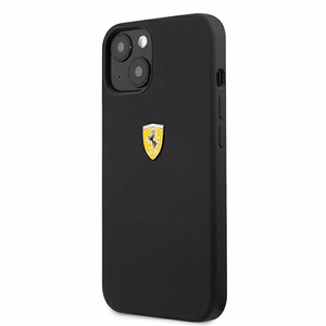 Ferrari FESSIHCP13SBK iPhone 13 mini 5.4" musta/musta kovakotelo Silikoni