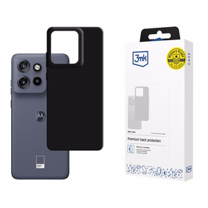 3mk Matt Case Motorola Edge 50 Neo:lle - Musta