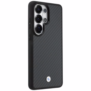 BMW Sign Magnetic Carbon Fiber MagSafe suojakuori Samsung Galaxy S26 Ultra:lle musta