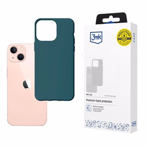 Kotelo iPhone 14 Plus:lle 3mk Matt Case -sarjasta - tummanvihreä