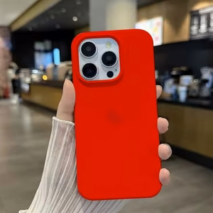Phone Case "Silicone Plastic Pack" Apple iPhone 12 Pro Red (in package)