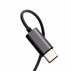 Joyroom TYPE-C Series JR-EC07 USB-C in-ear-kuulokkeet metalli - musta