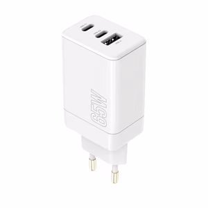 Maxlife MXTC-08-65ACC PD QC -laturi 2x USB-C 1x USB 65W valkoinen