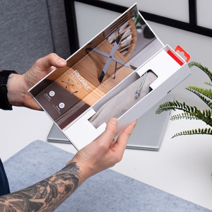 Pöytäteline kannettavalle tietokoneelle ja tabletille taitettava Forcell F-Grip Fold Stand X Pro harmaa
