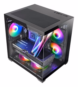 Mars Gaming MC-VIEW2 Mini Tower musta