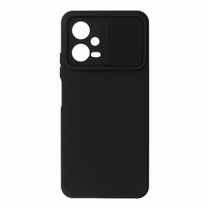 Camshield Soft Suojakuori Xiaomi Redmi Note 12 5G/Poco X5:lle musta