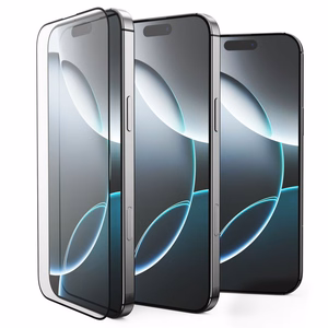 Tech-Protect Glass Fit+ 2-pack karkaistu lasi iPhone 17e / 16e / 14 / 13 Pro / 13:lle - musta