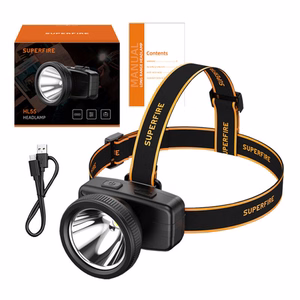 Superfire HL55 otsalamppu, 150 lm, USB-C, 4 tilaa, 270 m