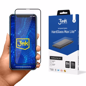 Karkaistu lasi 3mk HardGlass Max Lite musta Apple iPhone Xr:lle