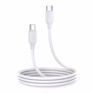 Joyroom Long-Lasting Series A9 USB-C / USB-C PD QC kaapeli 60W 3A 1m - valkoinen