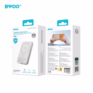 BWOO P82 BO 10000mah 15w power bank wireless charging light grey