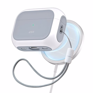 ESR Orbit Halolock MagSafe-suojakuori Apple AirPods Pro 1 / 2:lle - valkoinen