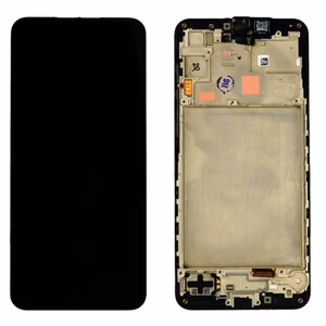 LCD-näyttö yhteensopiva Samsung A166 A16 5G musta kehyksellä HQ