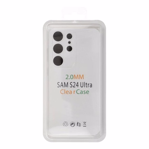Suojakuori Samsung S24 ULTRA:lle Clear Case 2 mm läpinäkyvä