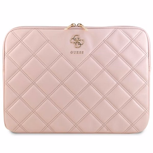Guess Quilted 4G suojus 14 tuuman kannettavalle - vaaleanpunainen
