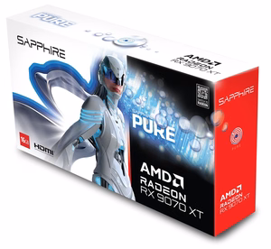 Sapphire PURE Radeon RX 9070 XT AMD 16 GB GDDR6