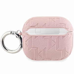 Karl Lagerfeld Monogram Karl & Choupette Head Case for AirPods 3 - Pink