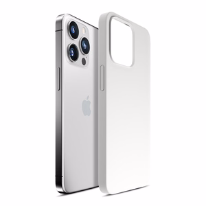 3mk Hardy Silikoninen MagCase iPhone 14 Pro Max:lle - Valkoinen