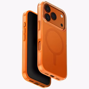 Uniq Clario Magclick lataava suojakuori iPhone 17 Pro:lle - oranssi