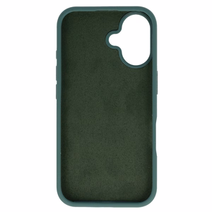 Tel Protect Silicone Premium iPhone 16:lle tummanvihreä