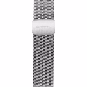 Hihna Samsung Galaxy Watch:lle Forcell F-Design FS11 magneettinen teräs 22 mm hopeinen