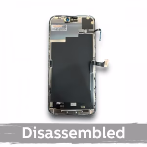 LCD näyttö yhteensopiva iPhone 15 Pro Max musta / 100% aito / (uudesta laitteesta) + Sensor Flex