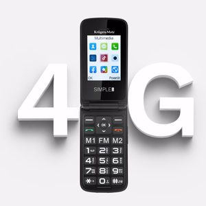 Krüger&Matz Simple 931 4G -matkapuhelin senioreille